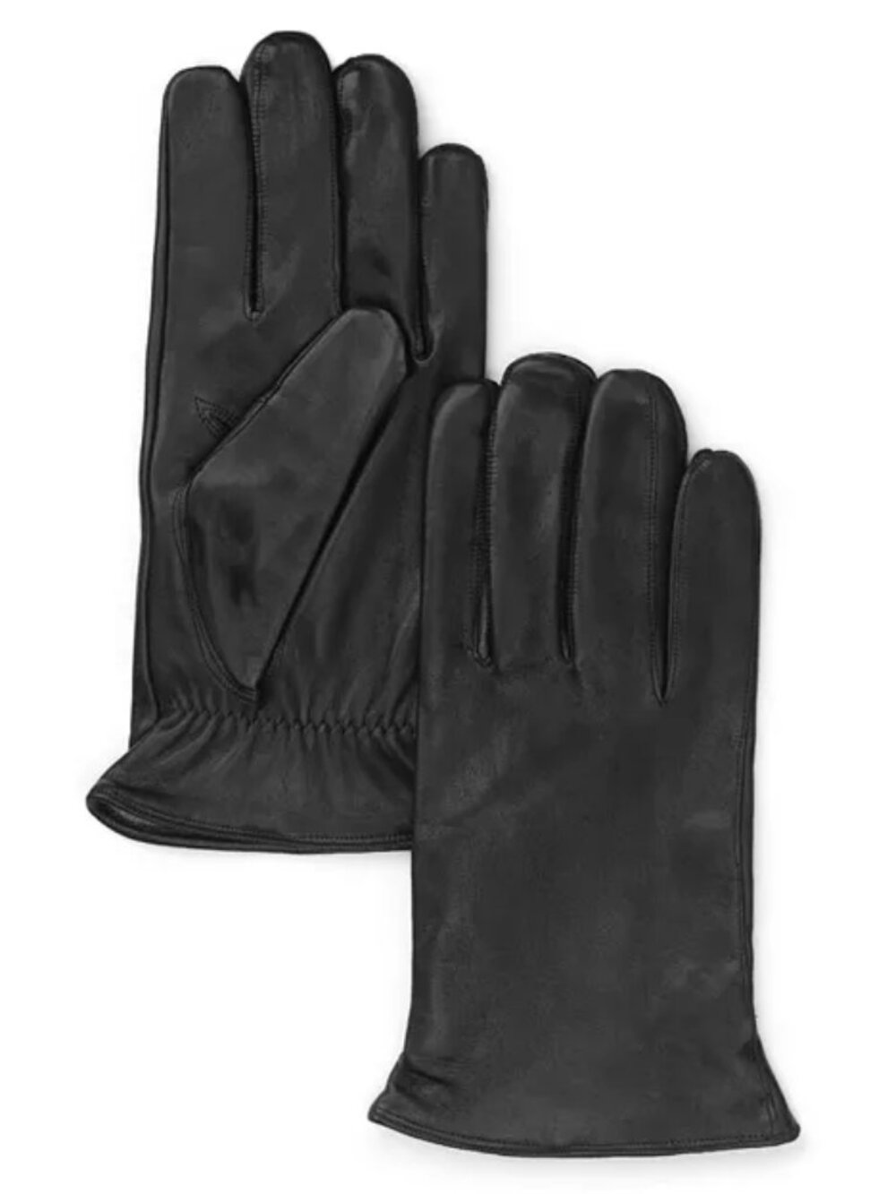Bloomingdale's cashmere lined leather gloves
